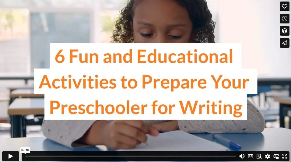 6 Fun and Educational Activities to Prepare Your Preschooler for Writing