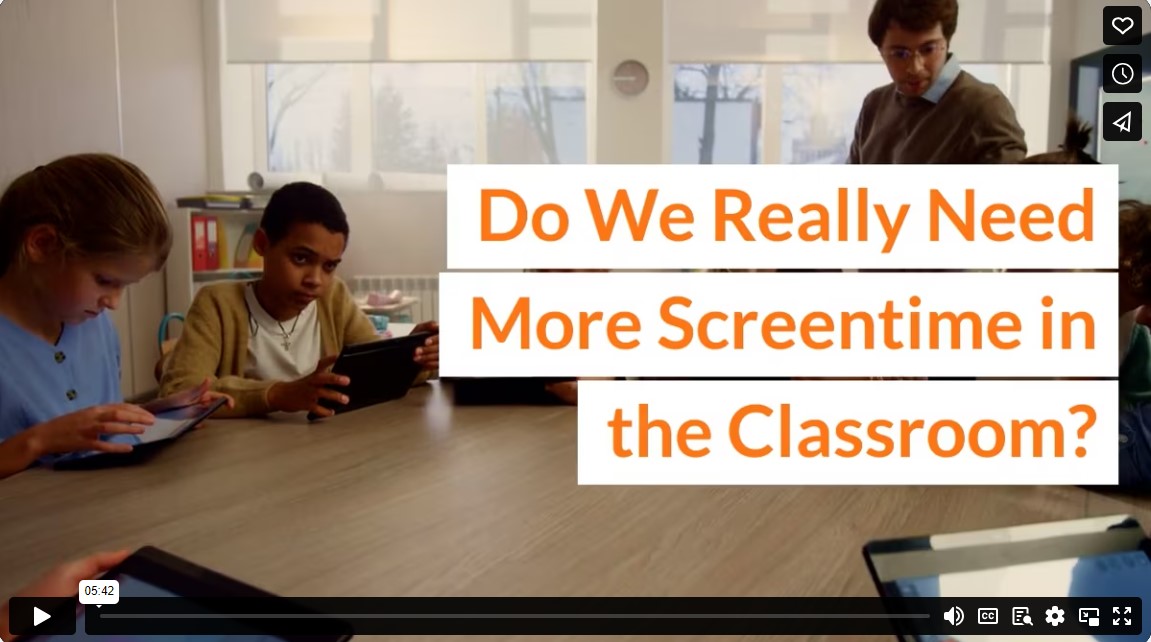 Do We Really Need More Screen Time In The Classroom