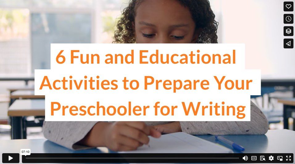 6 Fun and Educational Activities to Prepare Your Preschooler for Writing